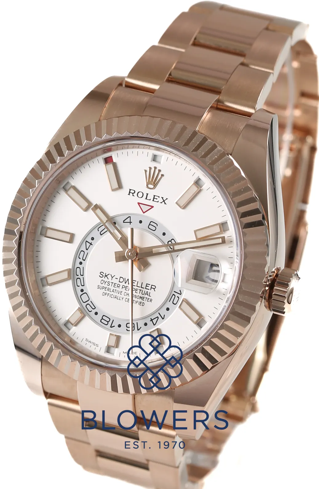 Rolex Sky-Dweller 326935 42mm Rose gold Silver 11