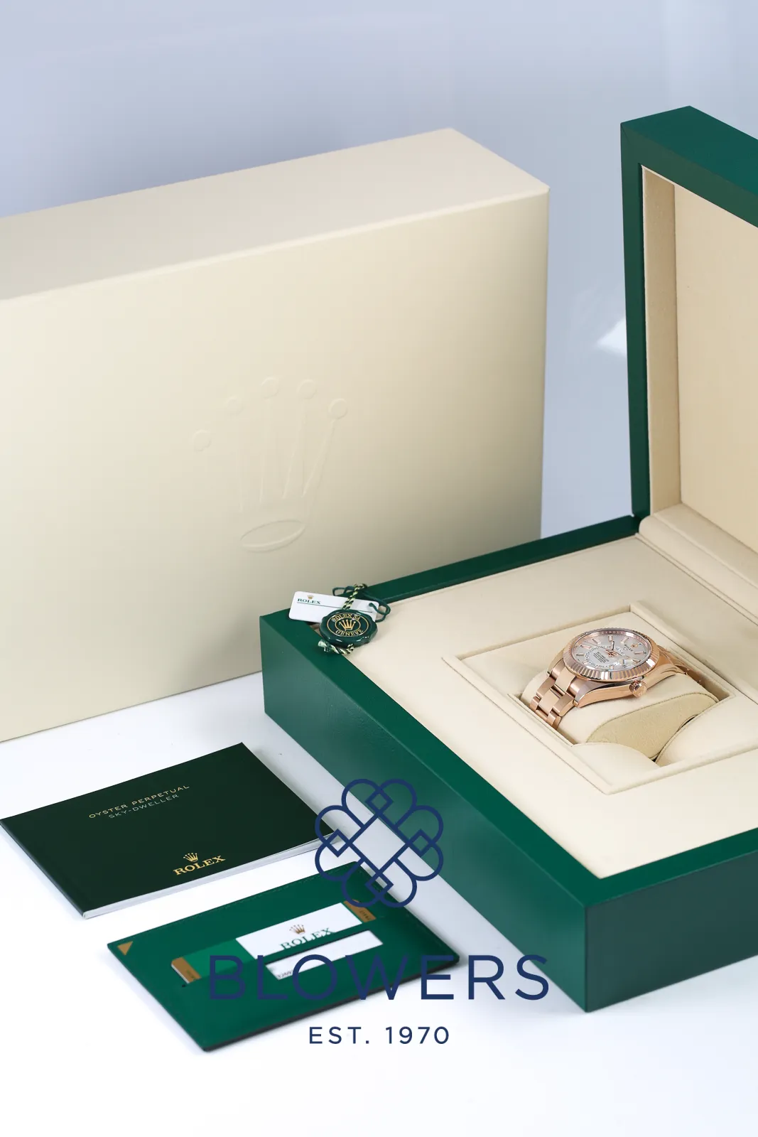 Rolex Sky-Dweller 326935 42mm Rose gold Silver 13