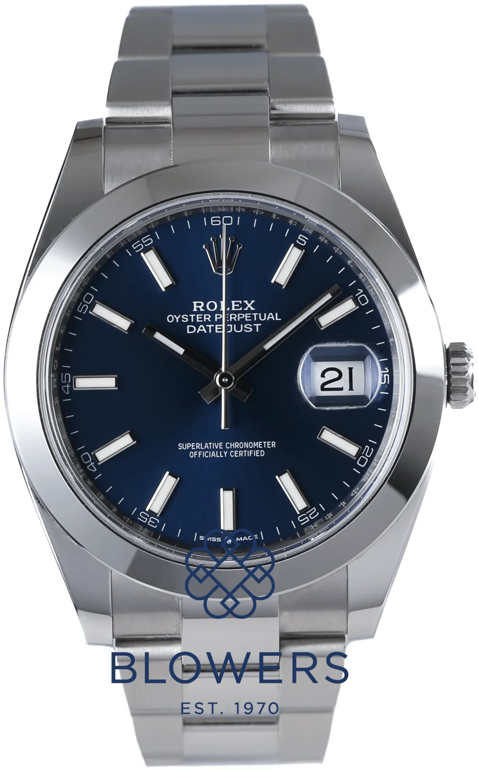 Rolex Oyster Perpetual "Datejust" 126300 41mm Stainless steel Blue