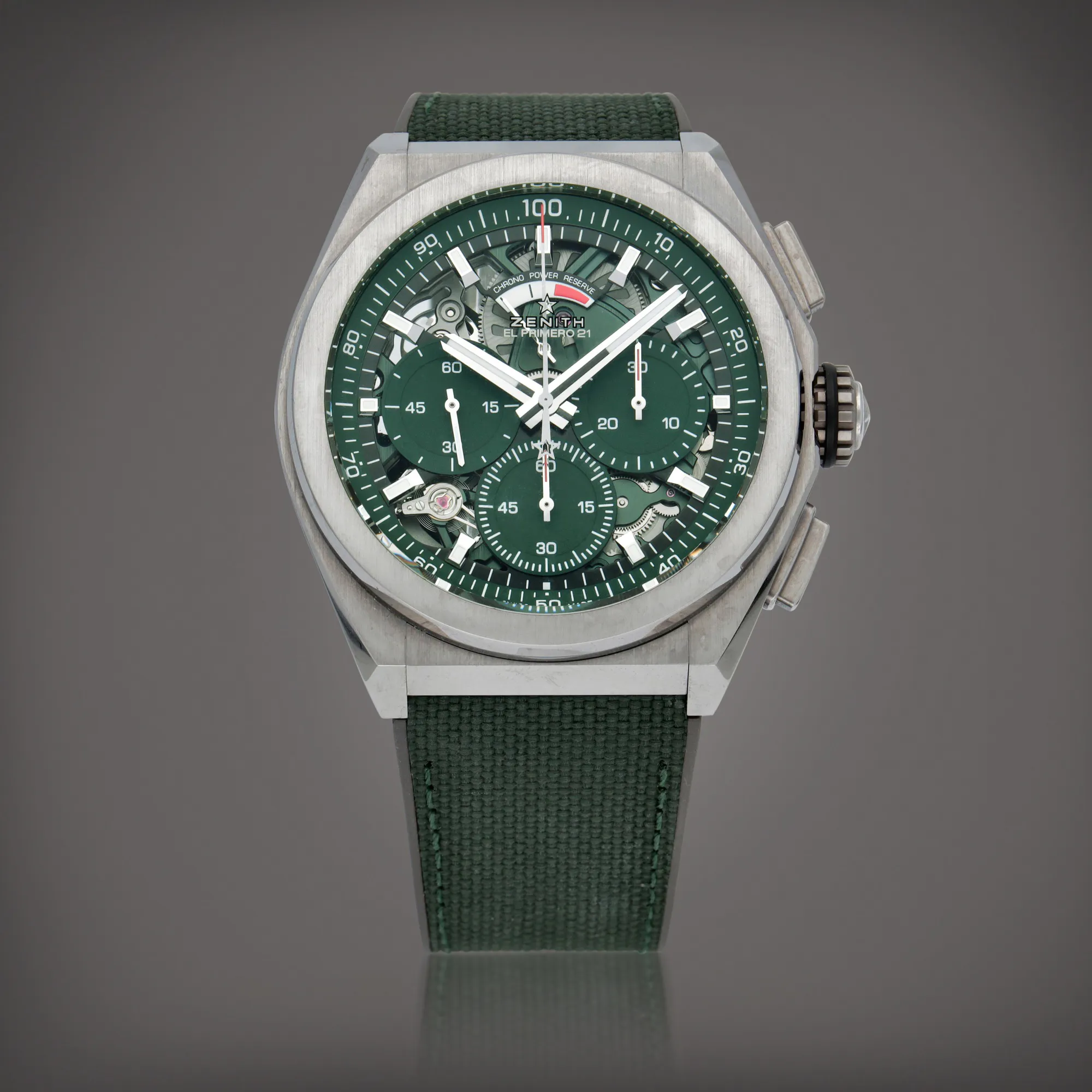 Zenith Defy 95.9016.9004/08.R942 45mm Titanium Green 1