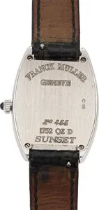 Franck Muller Sunset 25mm White gold and Diamond Silver 3