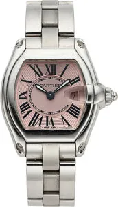 Cartier Roadster 32mm Stainless steel Rose