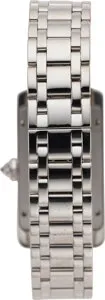 Cartier Tank Américaine 2489 19mm White gold and diamond Silver 3