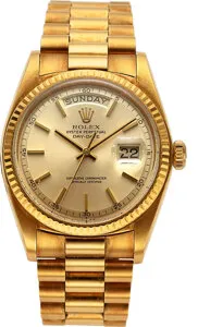 Rolex Day-Date 36 1803 36mm Yellow gold Champagne