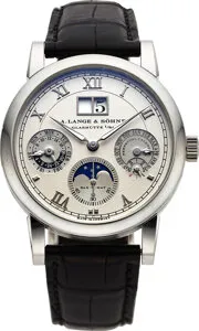 A. Lange & Söhne Langematik 38mm Platinum Silver