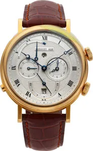 Breguet Classique 5707 40mm Yellow gold Silver