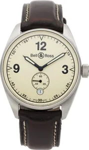 Bell & Ross Vintage BRV123BEISTSCA Stainless steel Beige