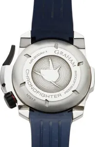 Graham Chronofighter 45mm Ceramic and Stainless steel Blue 3