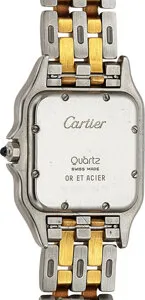 Cartier Panthère 36mm Yellow gold and stainless steel White 3