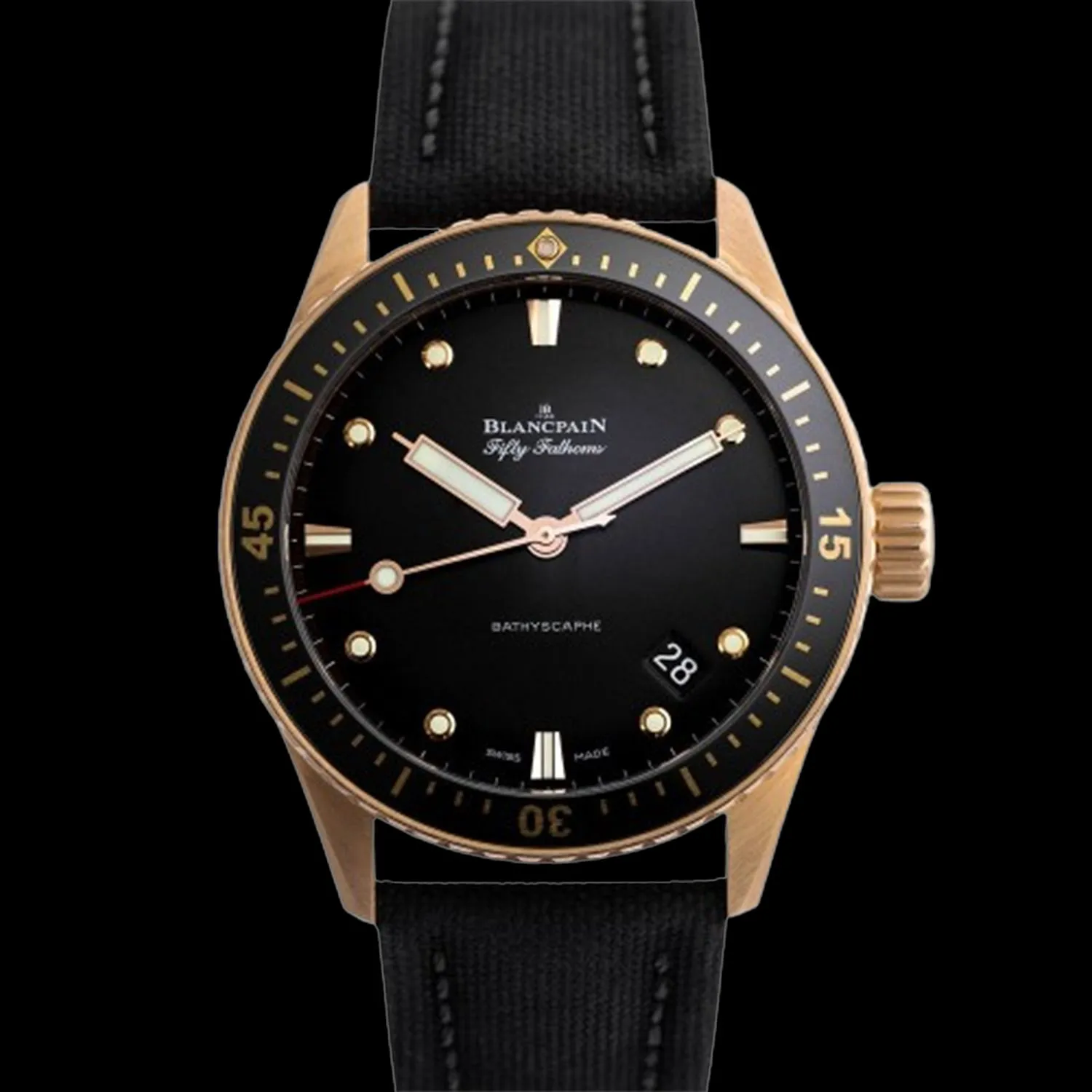 Blancpain Fifty Fathoms 43mm Rose gold