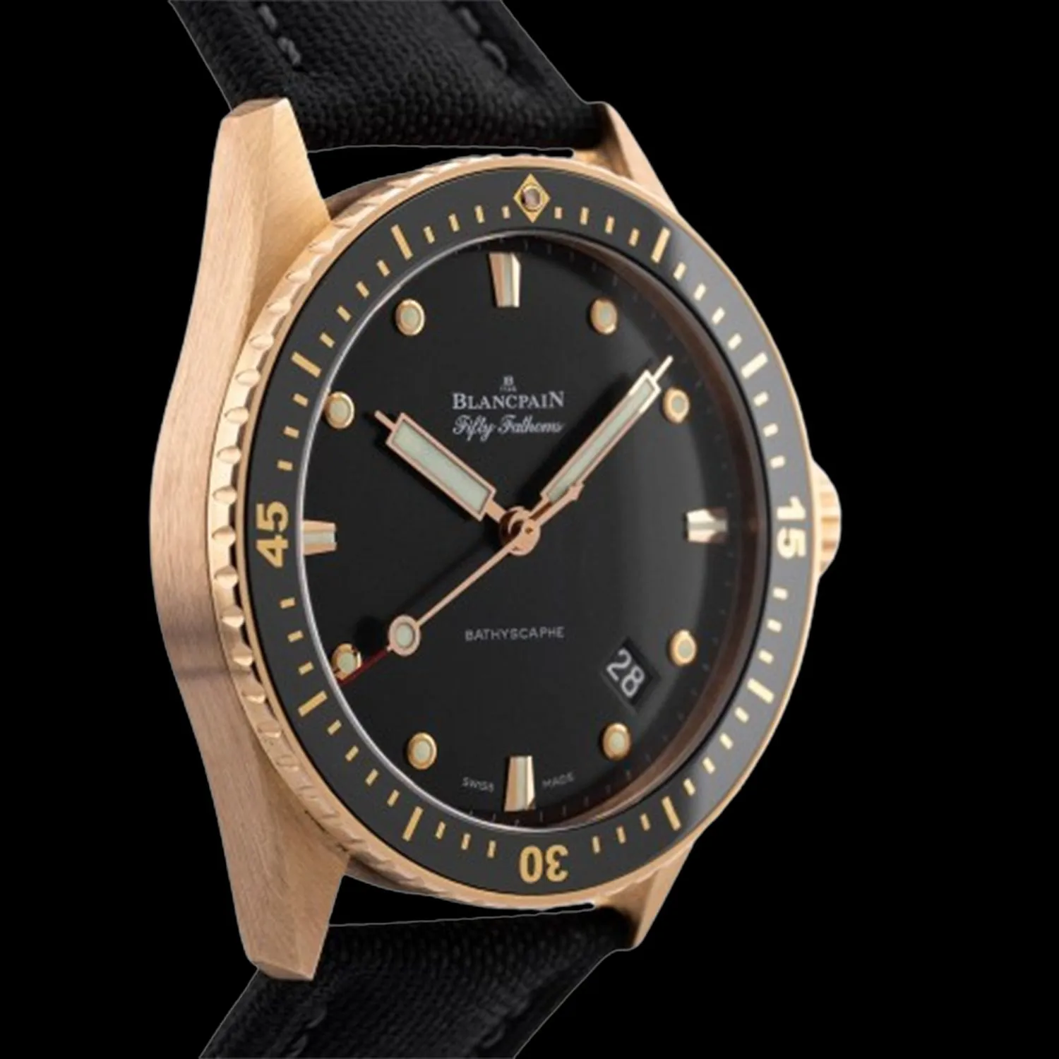 Blancpain Fifty Fathoms 43mm Rose gold 1