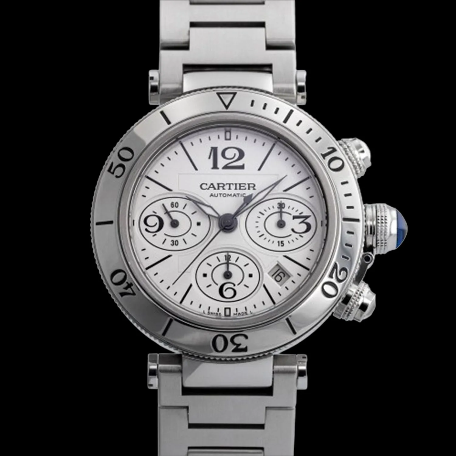 Cartier Pasha Seatimer 41.5mm Stainless steel