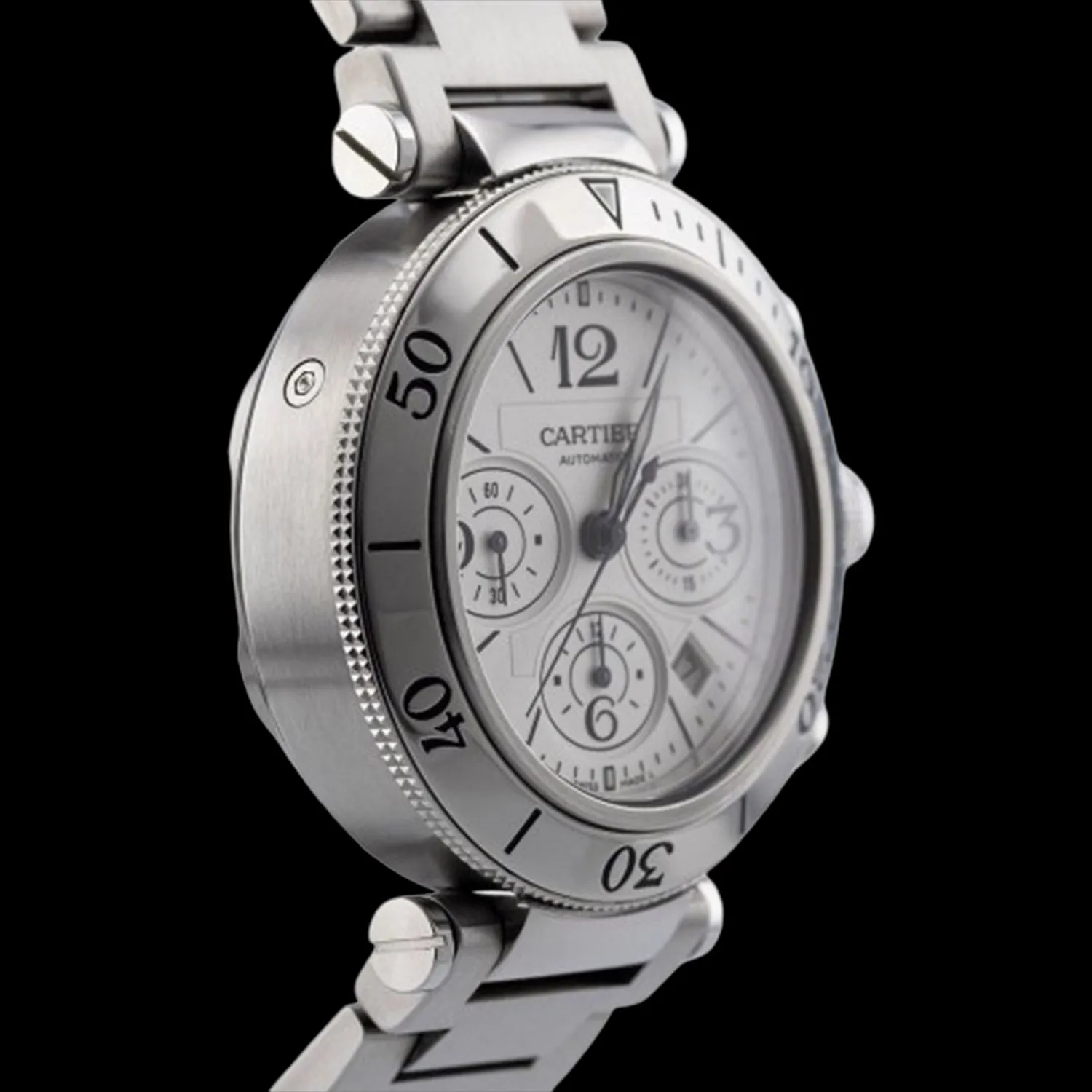 Cartier Pasha Seatimer 41.5mm Stainless steel 3