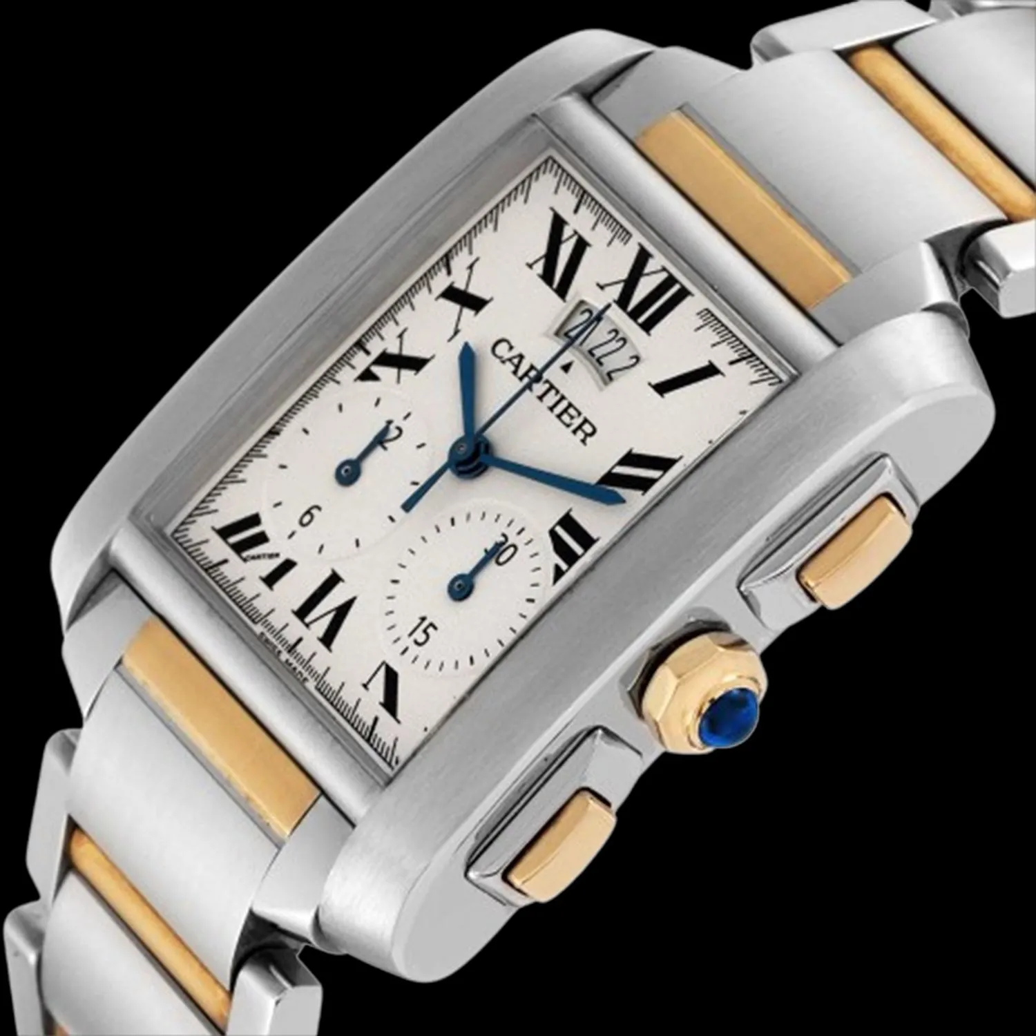 Cartier Tank Française 36mm Stainless steel and gold 1
