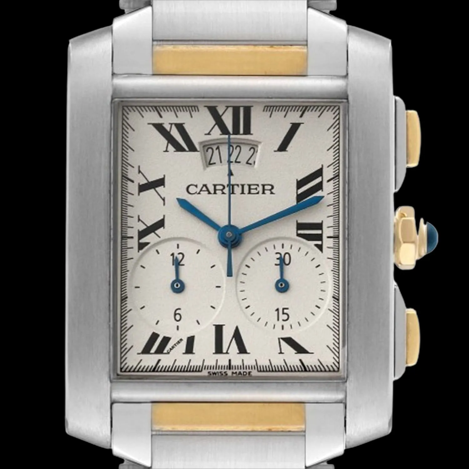 Cartier Tank Française 36mm Stainless steel and gold 4
