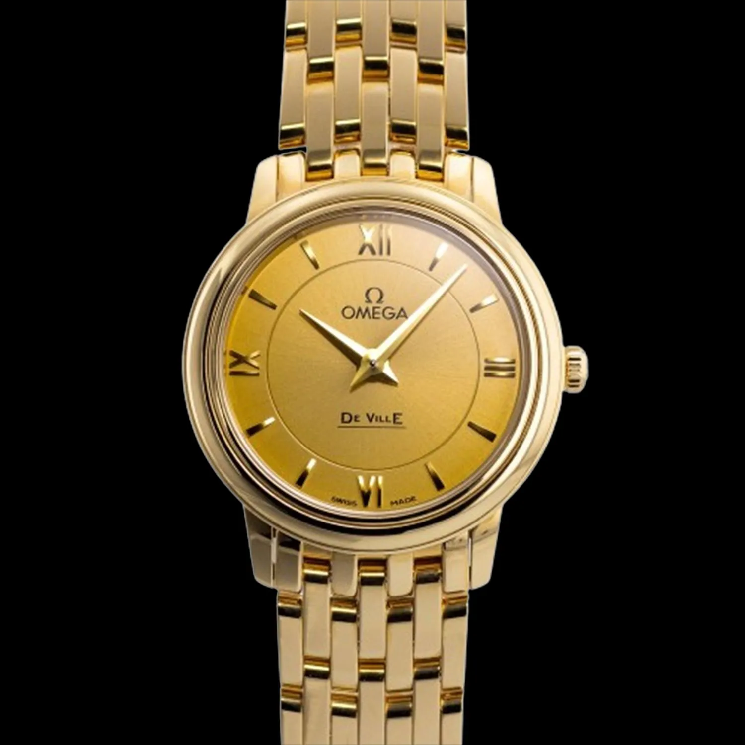 Omega De Ville Prestige 27.5mm Yellow gold