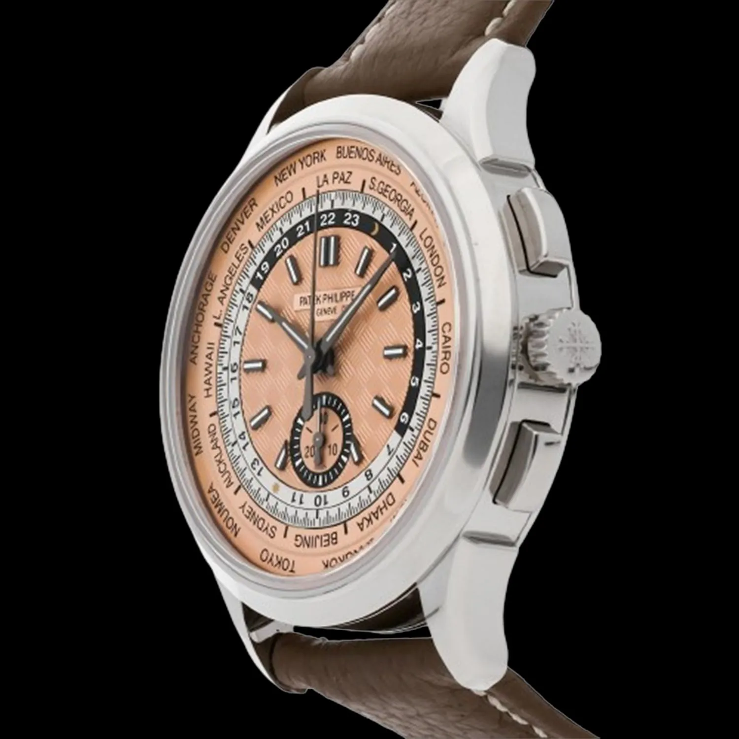 Patek Philippe World Time Chronograph 41mm Stainless steel 1