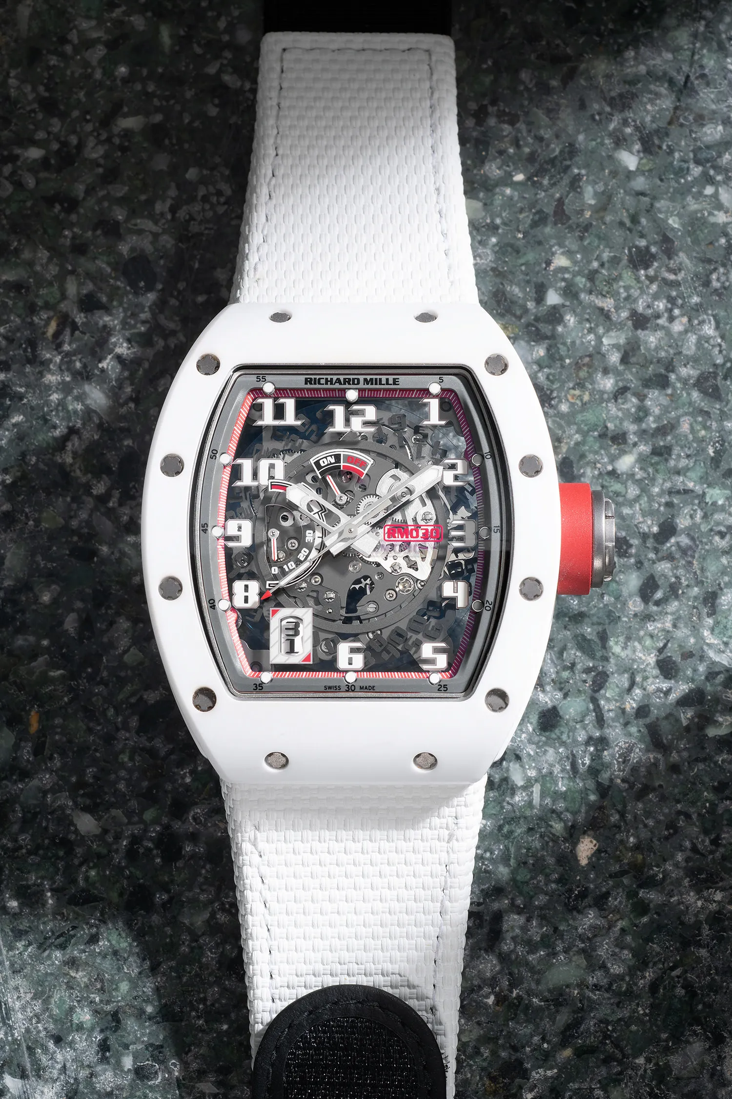 Richard Mille RM 030 RM030 Ti-ATZ 50mm Ceramic and Titanium Skelotonized 5