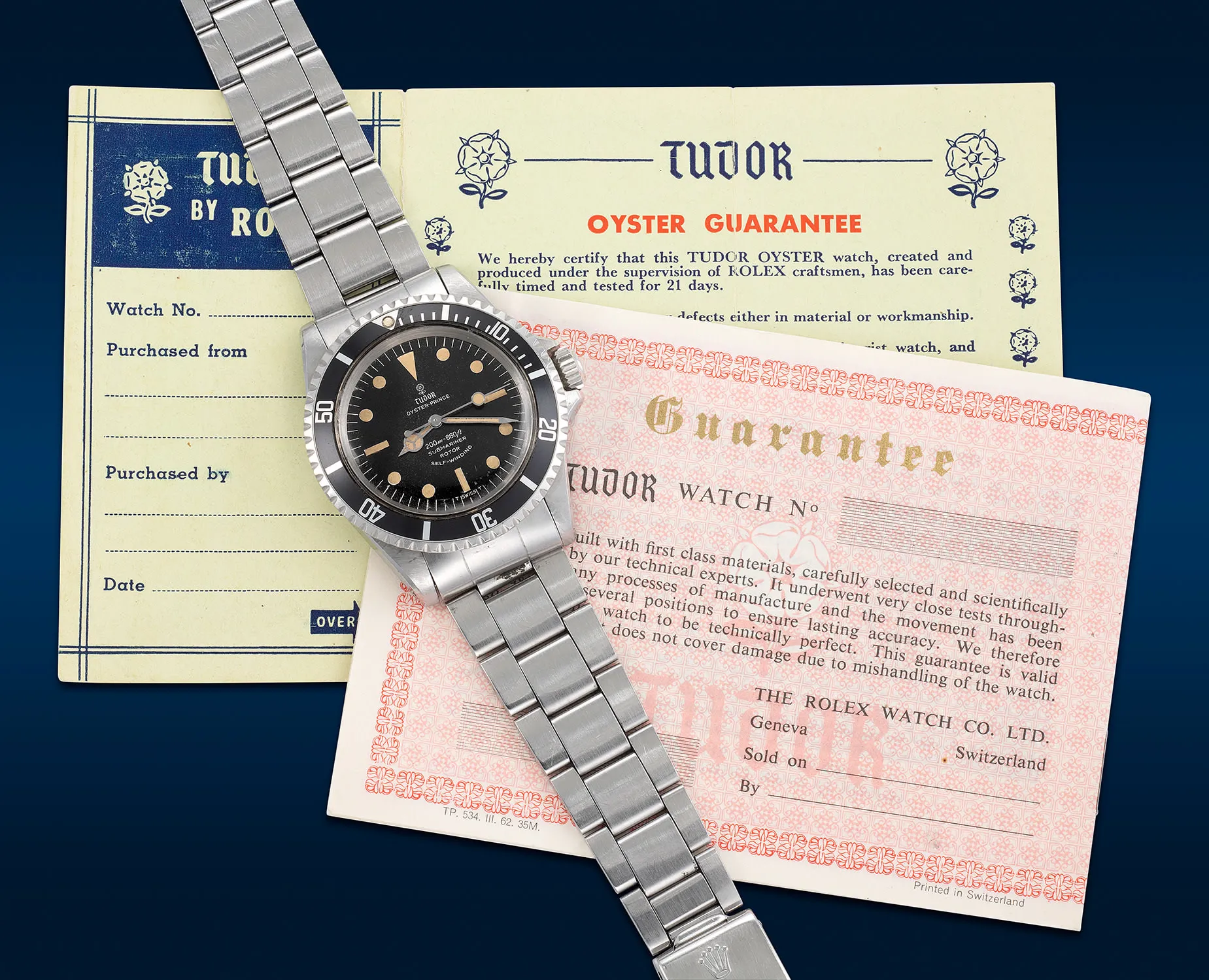 Tudor Submariner 7928 39mm Stainless steel 1