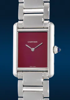 Cartier Tank Must 4323 Stainless steel Red