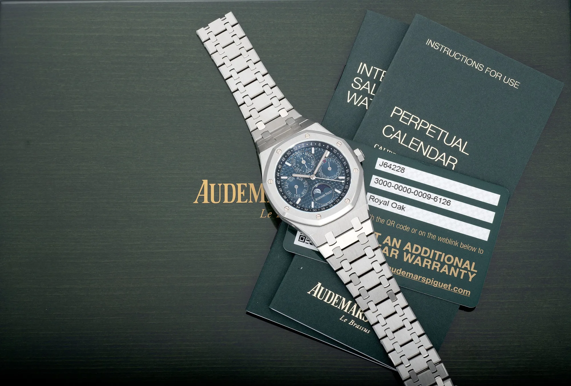 Audemars Piguet Royal Oak Perpetual Calendar 26574ST 41mm Stainless steel Blue 1