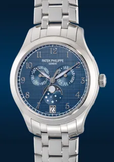 Patek Philippe Annual Calendar 4947/1A-001 Stainless steel Blue