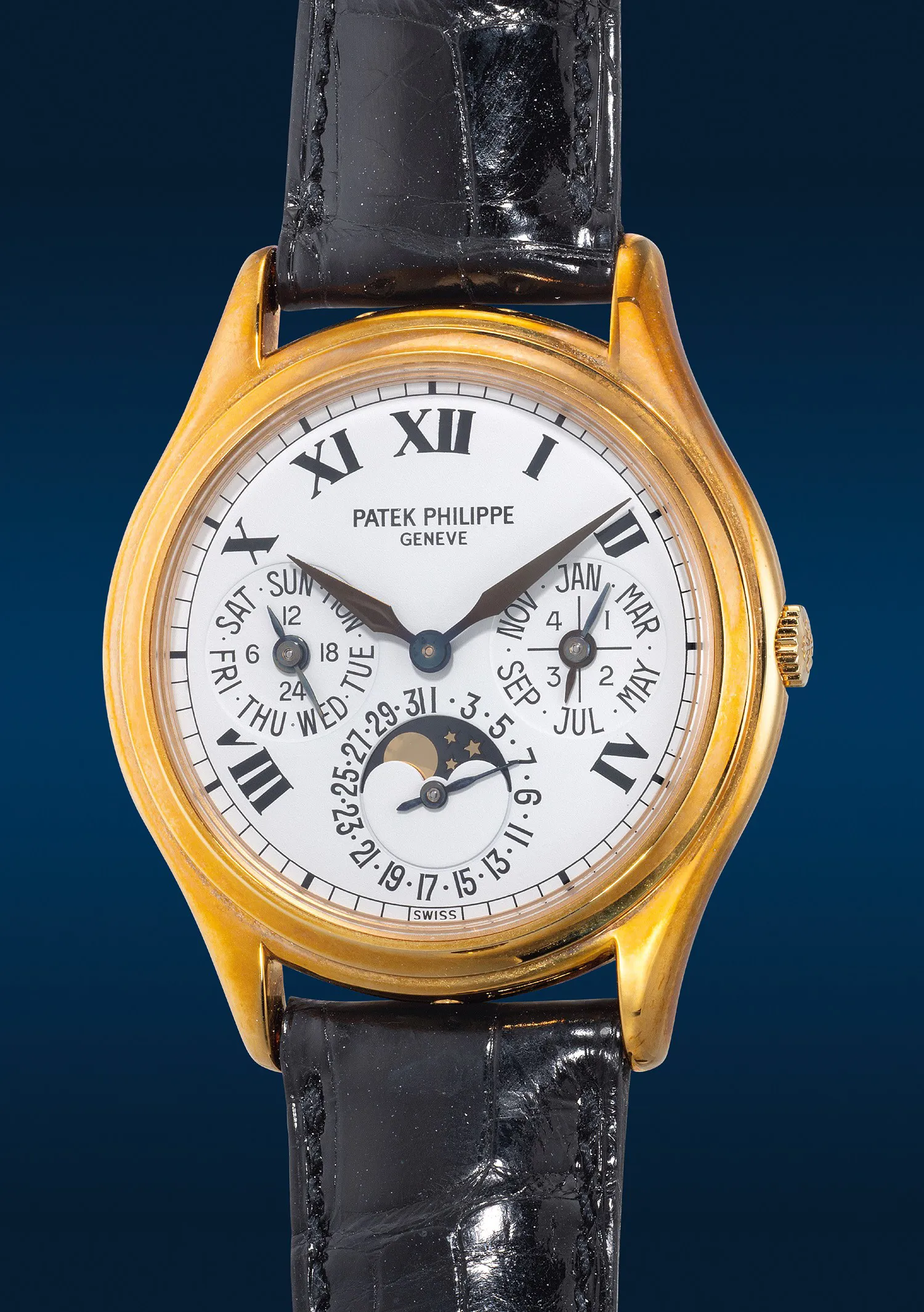 Patek Philippe Perpetual Calendar 3940J-022 36mm Yellow gold White