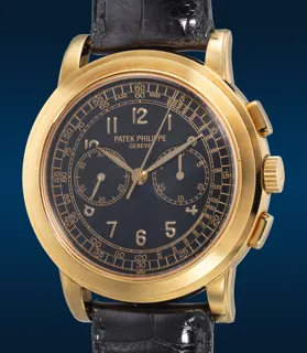 Patek Philippe Chronograph 5070J-001 Yellow gold Black