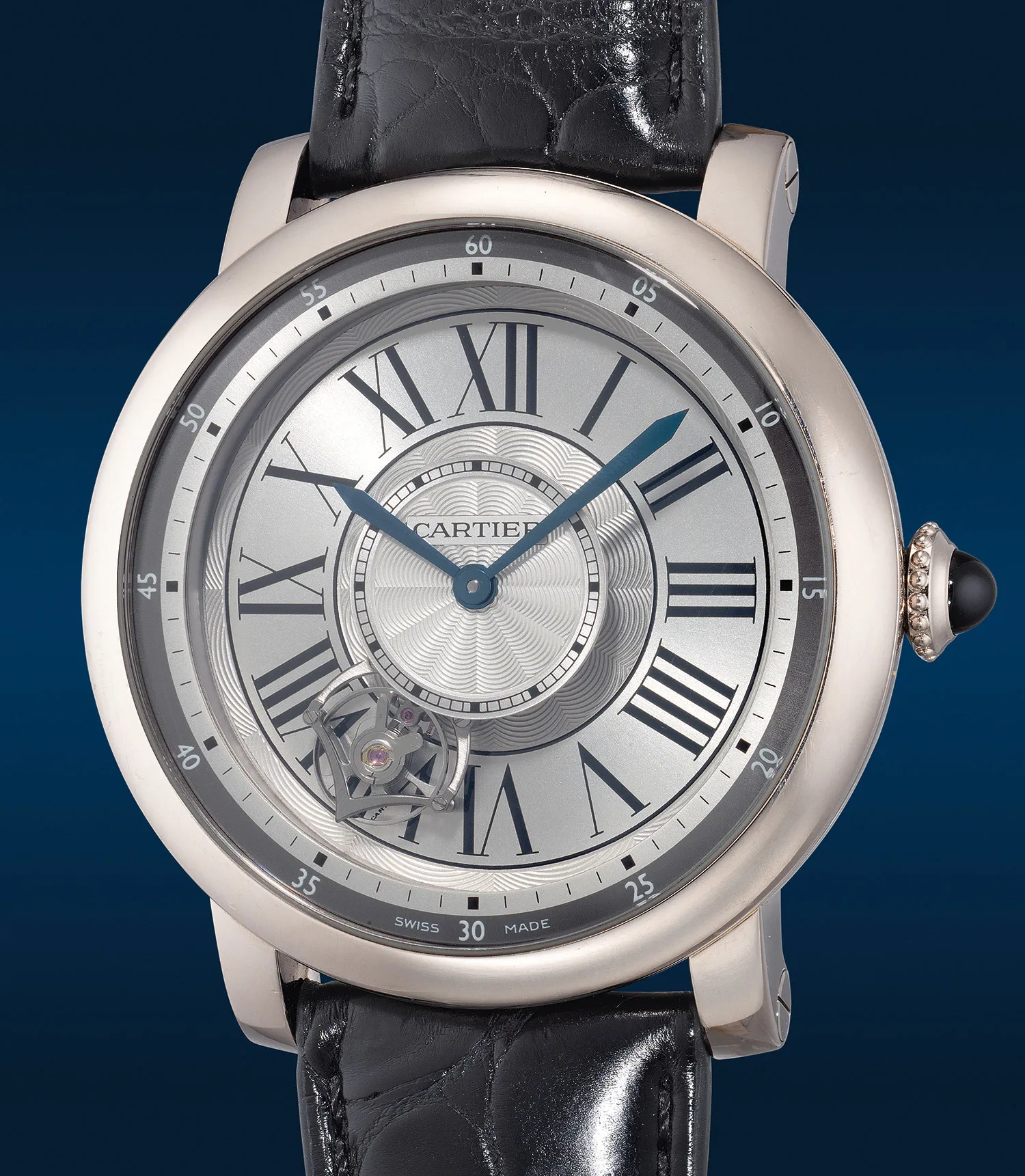 Cartier Rotonde de Cartier W1556204 47mm White gold Guilloché