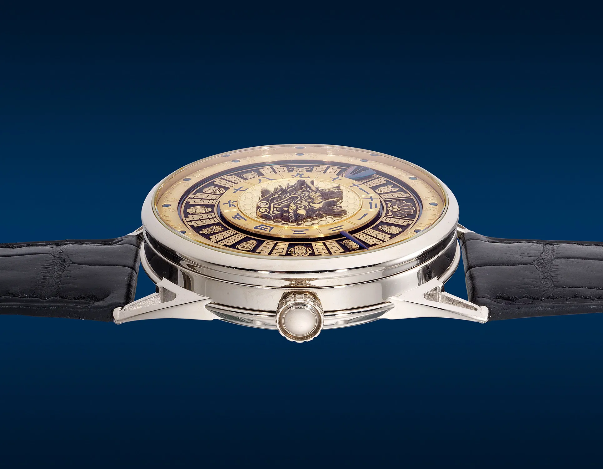 De Bethune DB25 Imperial Fountain, Dragon DB25CWYL40 44mm White gold Gold 3