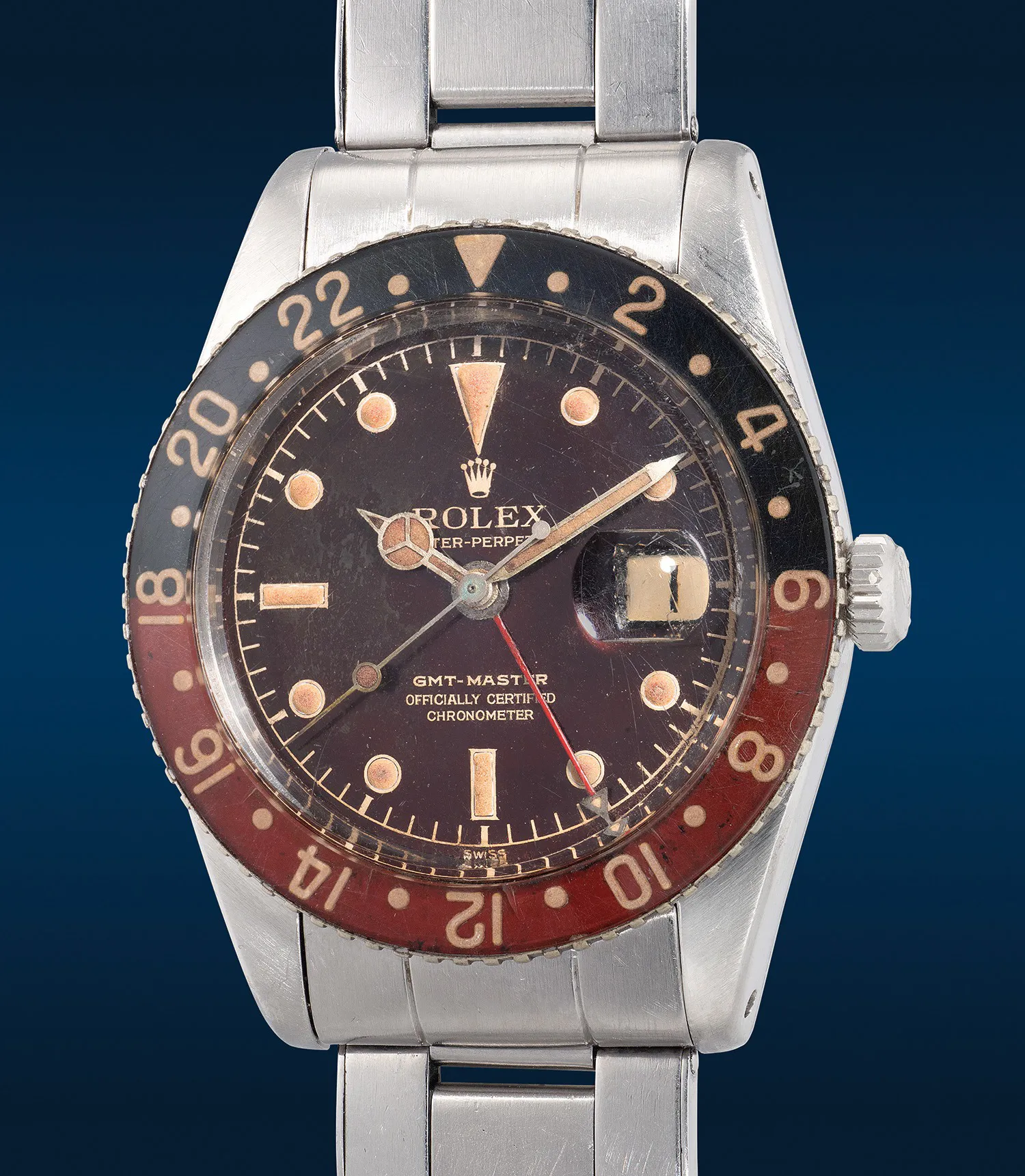 Rolex GMT-Master 6542 38mm Stainless steel Brown