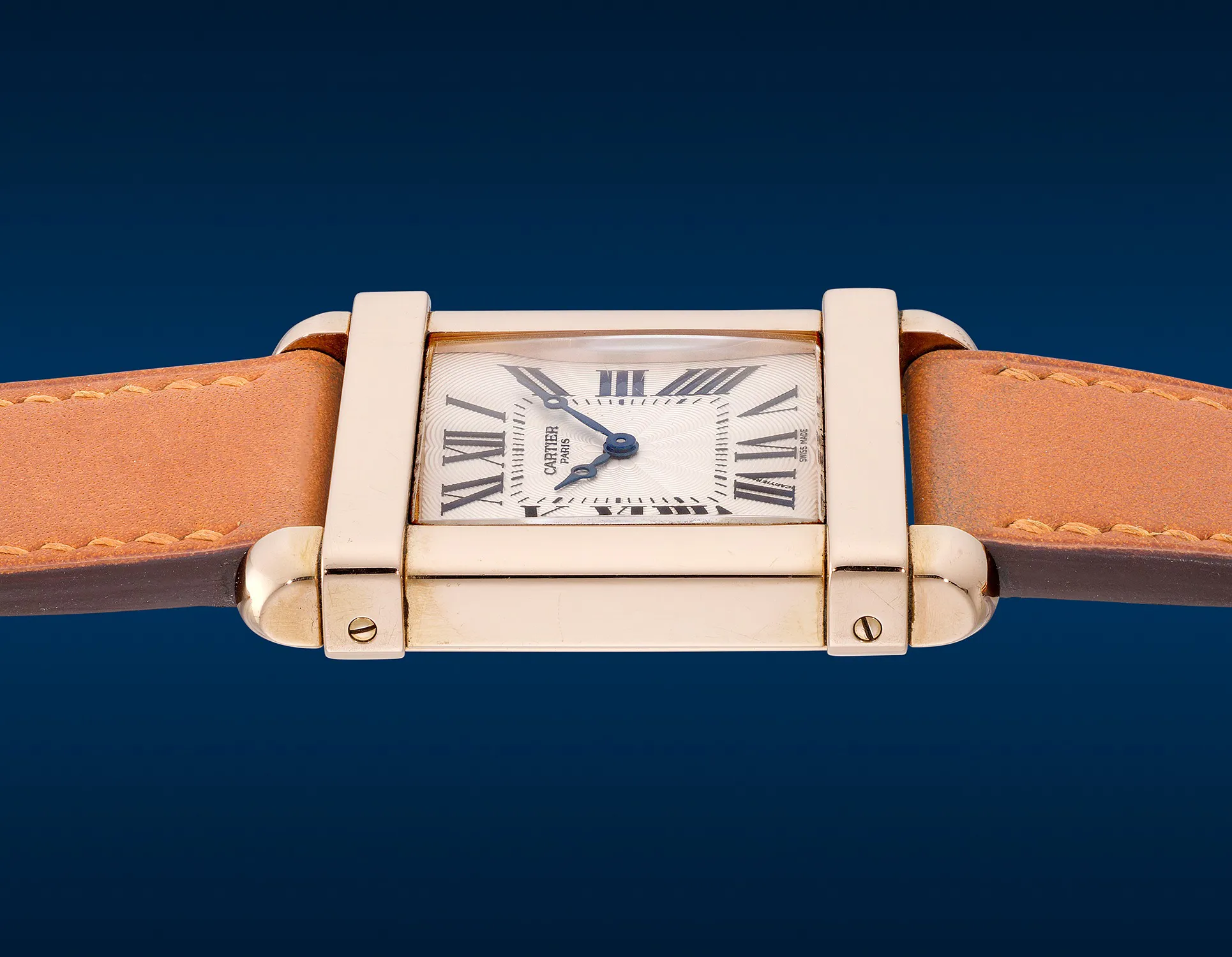 Cartier Tank Chinoise CPCP 2684H 37mm Rose gold Guilloché 3