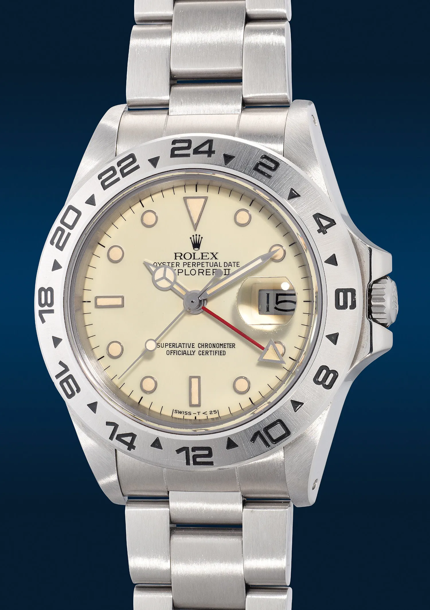 Rolex Explorer II 16550 40mm Stainless steel White