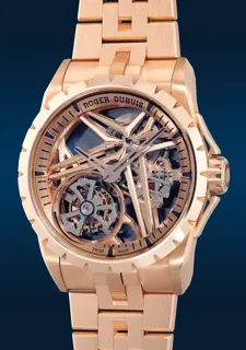 Roger Dubuis Excalibur Monotourbillon DBEX0981 Rose gold Skeletonized