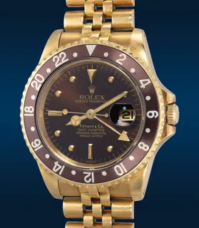 Rolex GMT-Master 16758 Yellow gold Brown