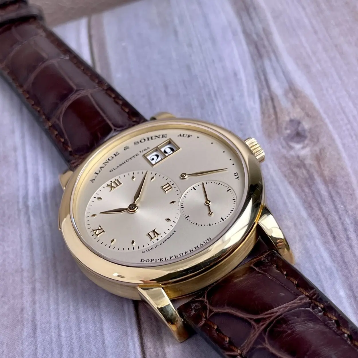 A. Lange & Söhne Lange 1 101.001 38.5mm Yellow gold Silver 3