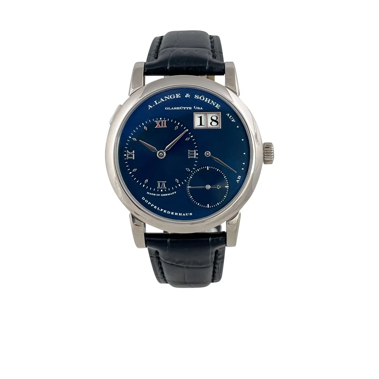 A. Lange & Söhne Lange 1 101.027 38.5mm White gold Blue