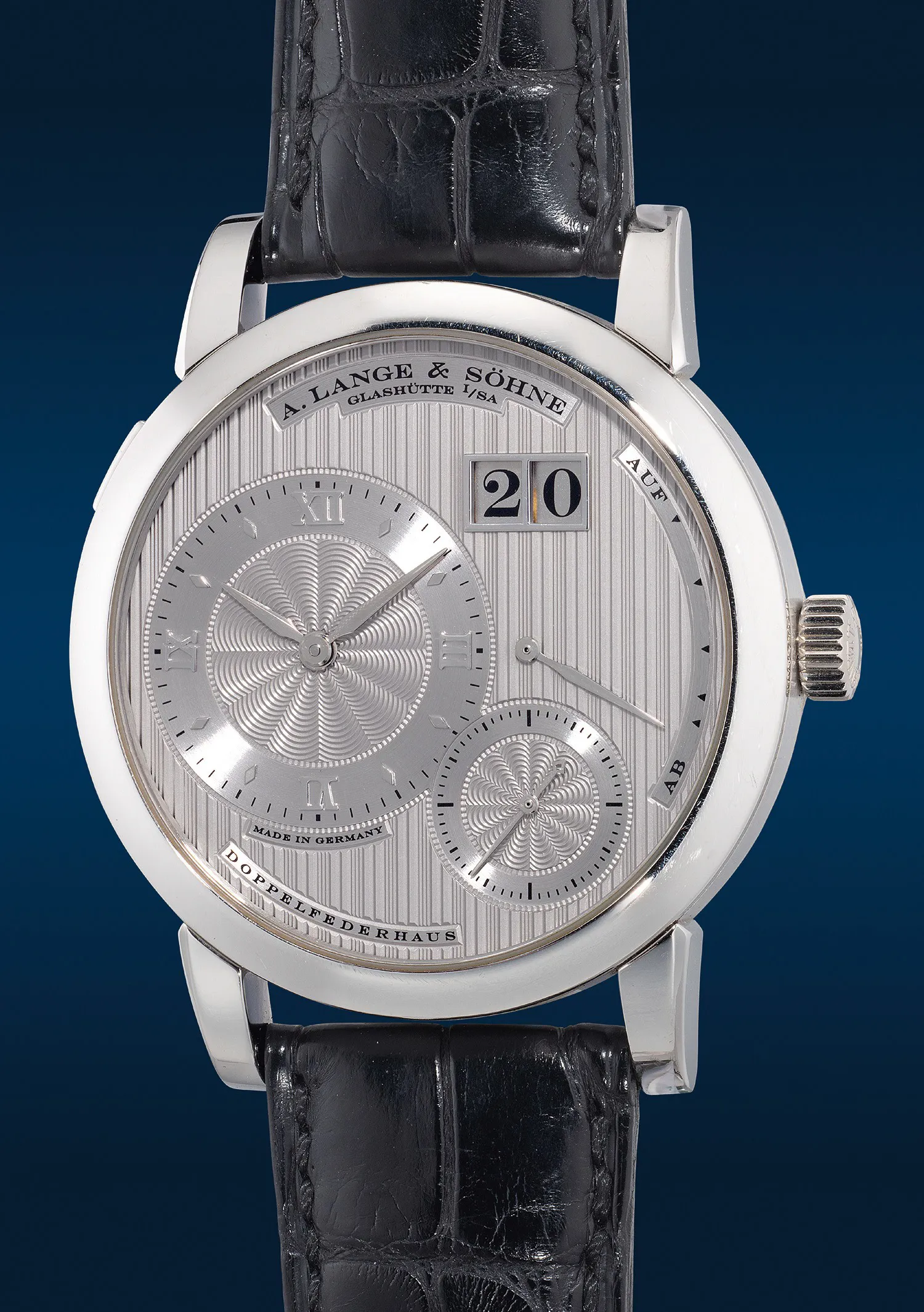 A. Lange & Söhne Lange 1 112.049 38.5mm Platinum Silver