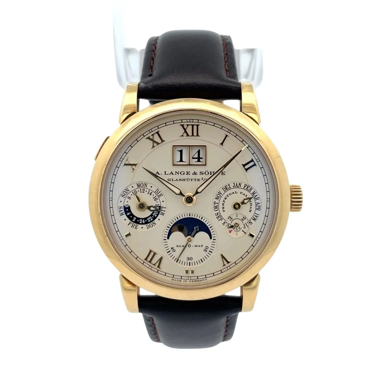 A. Lange & Söhne Langematik Perpetual 310.021 38.5mm Yellow gold Champagne 6