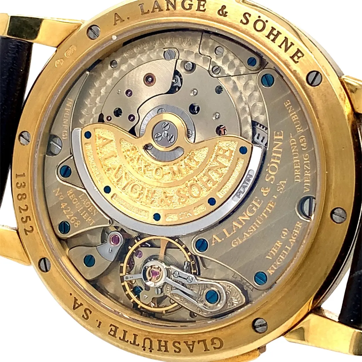 A. Lange & Söhne Langematik Perpetual 310.021 38.5mm Yellow gold Champagne 12