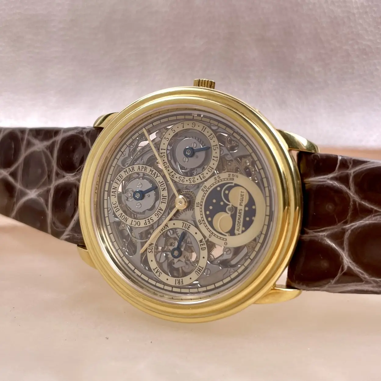 Audemars Piguet Quantieme Perpetuel 25668BA 36mm Gold Skeletonized 1