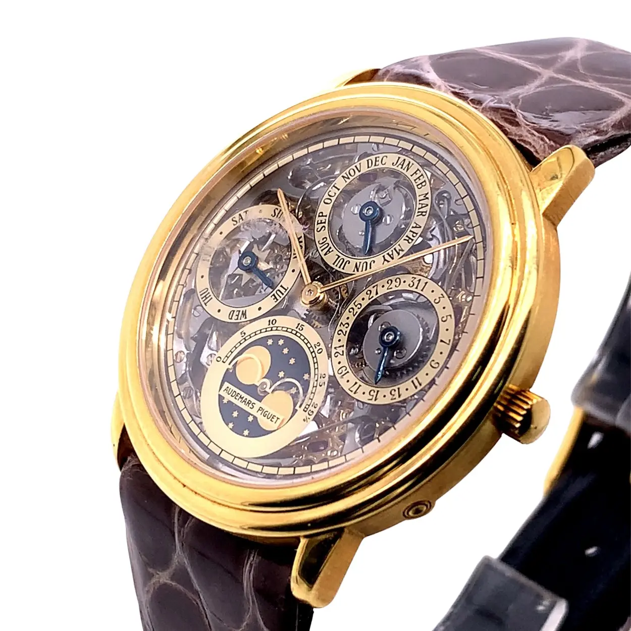 Audemars Piguet Quantieme Perpetuel 25668BA 36mm Gold Skeletonized 12