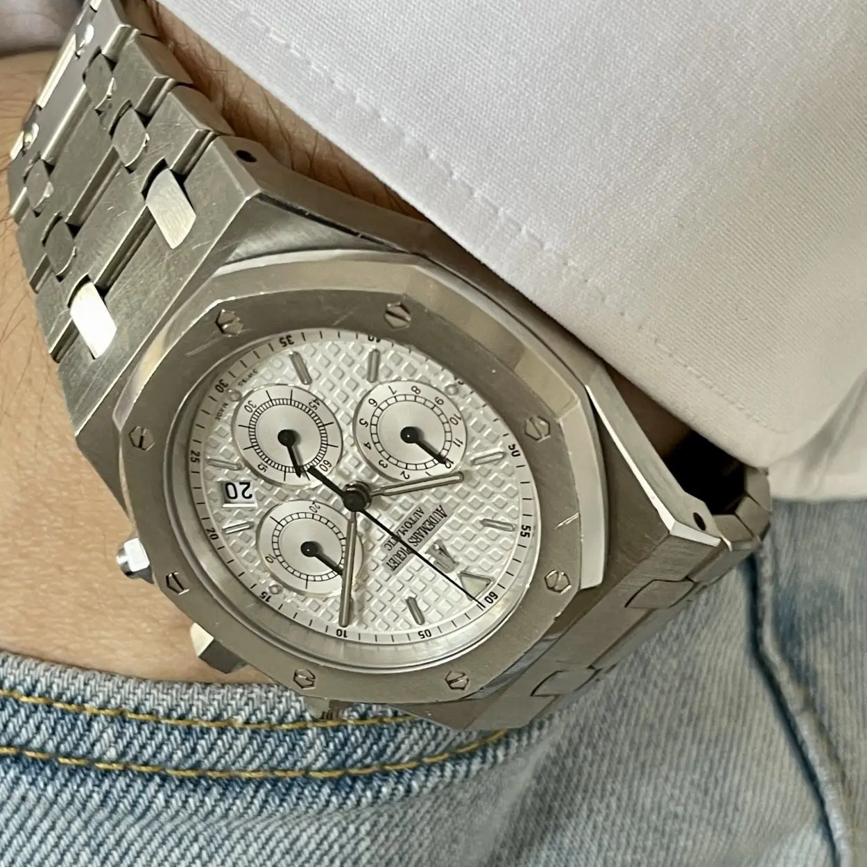 Audemars Piguet Royal Oak 25860ST.OO.1110ST.05 41mm Steel White silver 2