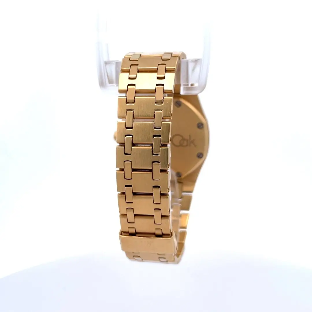 Audemars Piguet Royal Oak 4100BA 35mm Gold Burgundy 11