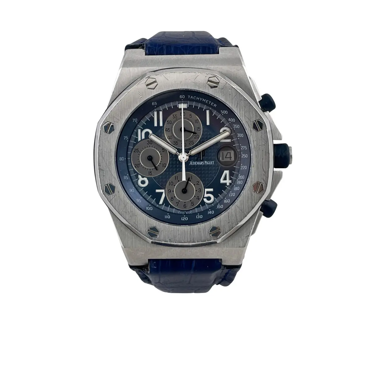 Audemars Piguet Royal Oak Offshore 25770ST 42mm Stainless steel and Rubber Blue