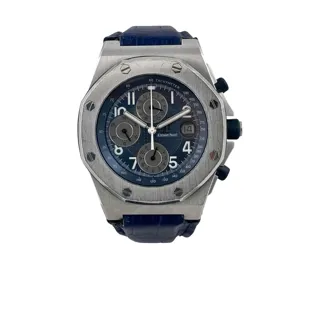 Audemars Piguet Royal Oak Offshore 25770ST Stainless steel and Rubber Blue