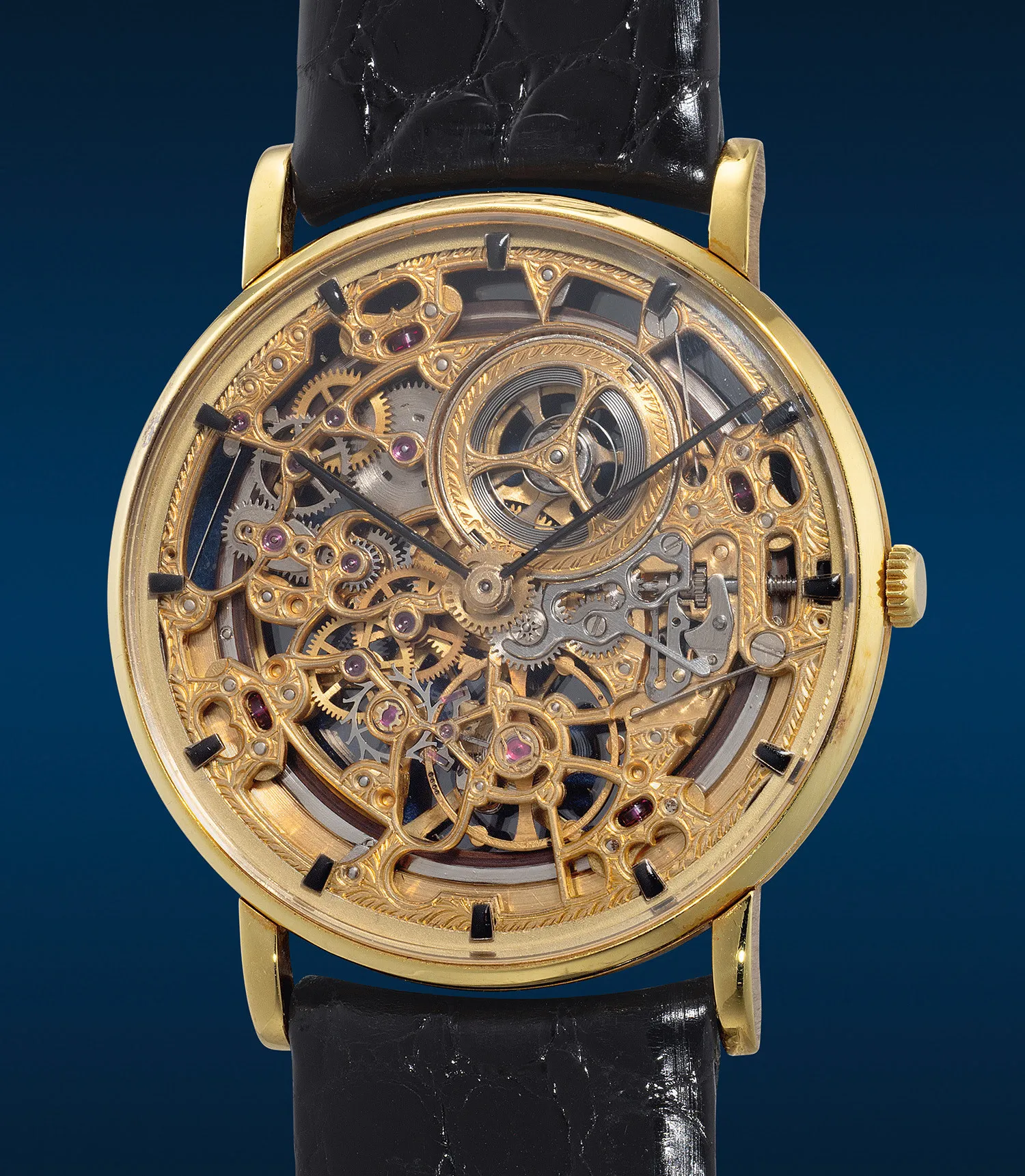 Audemars Piguet Ultra-thin 5442BA 32.5mm Yellow gold Skeletonized