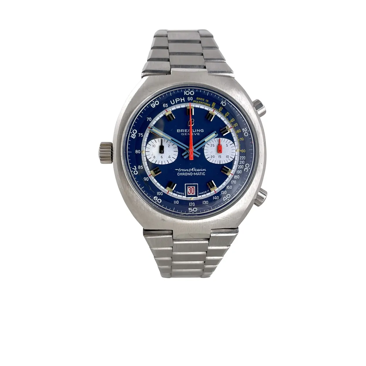 Breitling Chrono-Matic 2119 42mm Stainless steel Blue