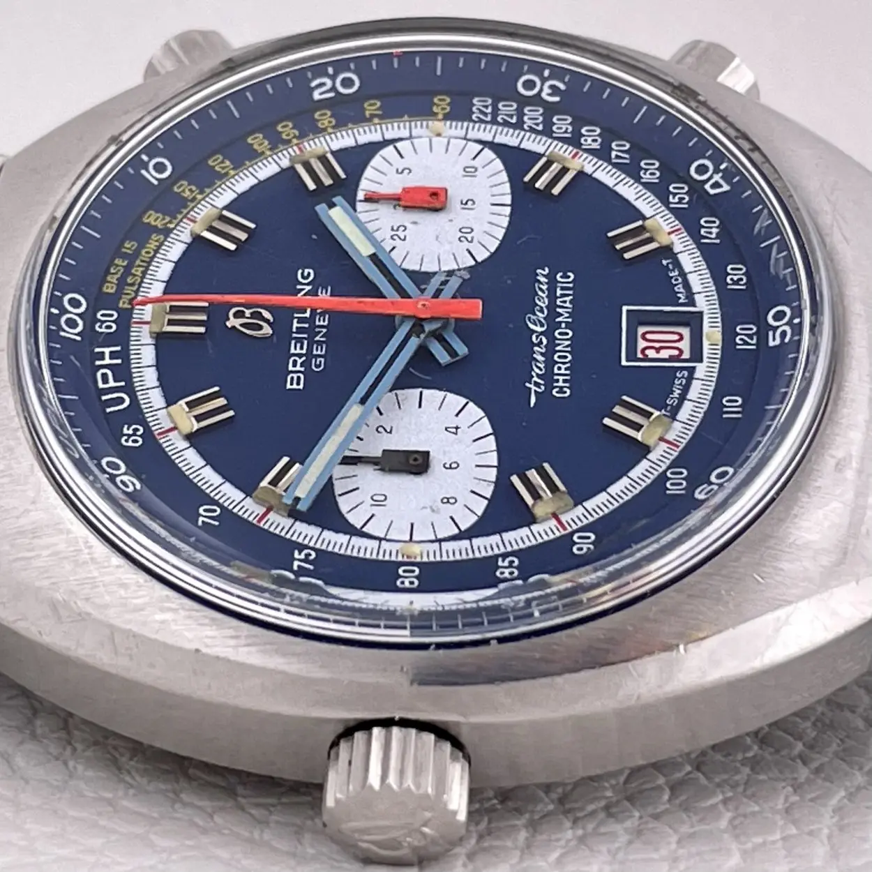 Breitling Chrono-Matic 2119 42mm Stainless steel Blue 1