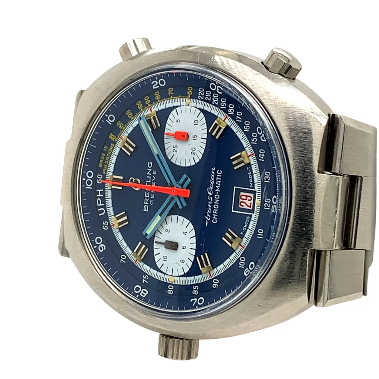 Breitling Chrono-Matic 2119 42mm Stainless steel Blue 4